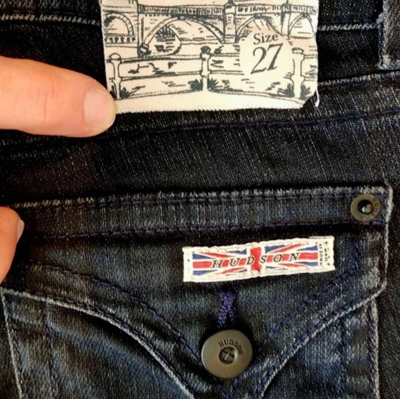 2 pair HUDSON pants size 27 - Picture 4 of 10